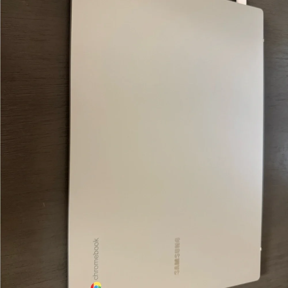 Sleek Black Laptop with Blue Display
